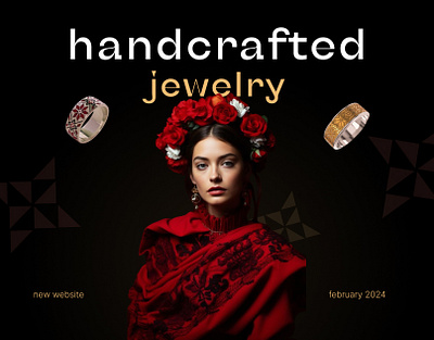 Jewelry Boutique Website ai animation branding fi figma gif graphic design handcraft interaction interaction landing page jewelry store jewerly landing page mijorneyai motion motion graphics necklace ui ux website