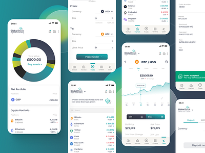 Crypto Trading App crypto crypto app crypto assets trading trading app ui