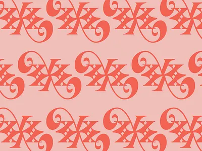 xVx Pattern for Zero Proof Bottle Shop branding design graphic lettering pattern typography vector