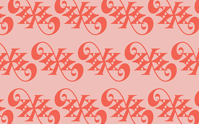 xVx Pattern for Zero Proof Bottle Shop branding design graphic lettering pattern typography vector