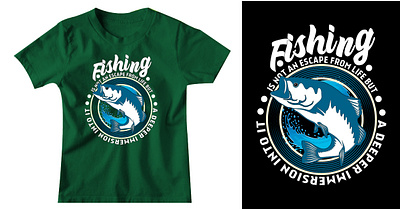 fishing vintage typography T-shirt design, animation branding fishing design graphic design motion graphics typography design vintage t shirt design