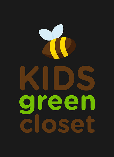 Kids Green Closet branding digital illustration graphic design illustration logo