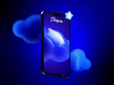 Sleepia: AI Sleep Tracker 3d 3d mockup 3d ui animation app design asmr character character design cloud figma illustration ios app logo marketing meditation mobile app motion graphics rain sleeping app ui design