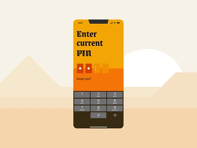 Passcode Screen app dark mode display graphic design illustration ios iphone 15 iphone interface lock passcode product design secure typography ui uiux unique user experience user interface ux western
