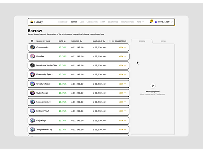 Honey - UX/UI Design and Motion for a DeFi Protocol animation defi designsystem landingpage solana ui ux uxui webapp webdesign