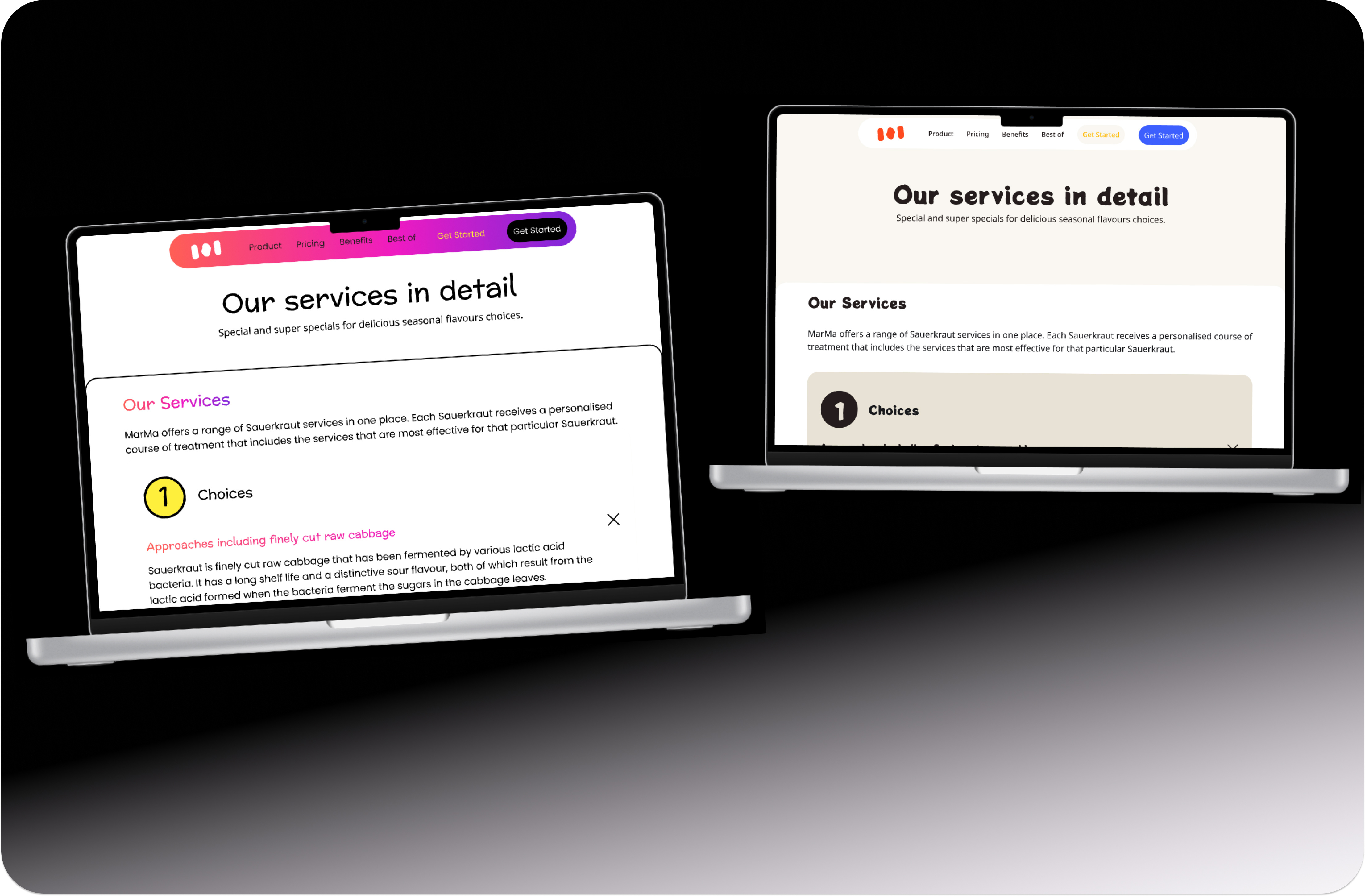 Distinct look and feel branding graphic design ui