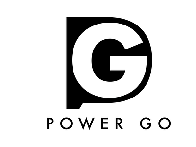 Power go Logo brand brand identity branding design illustration logo logo design minimal logo minimalistic typography