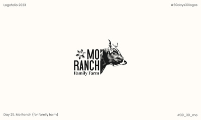 Mo Ranch | Family Farm branding design graphic design illustration logo typography vector