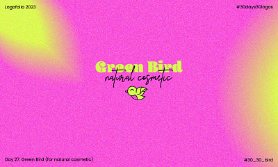 Green Bird | Natural Cosmetics branding design graphic design illustration logo typography vector