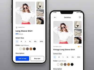 Product page design product page ui ux web design