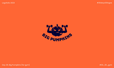 Big Pumpkins | GYM branding design graphic design illustration logo typography vector