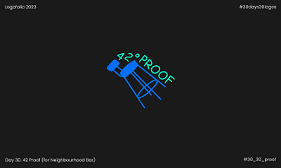 42 Proof | Neighbourhood Bar branding design graphic design illustration logo typography vector
