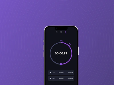 Daily ui 71 - stopwatch dailyui71 design ui ux web design web development