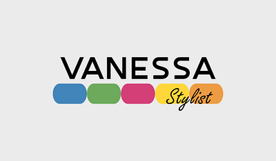 Vanessa Stylist brand logo fashion fashion stylist graphic design logo