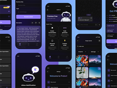 ChatGPT App app design figma illustration mobile ui ux web