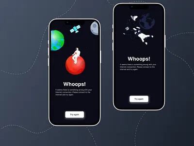 No connection screen design ui ux web design web development