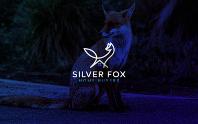 Logo design concept for "Fox Home Buyers" brand identity fox home logo logo real estate logo