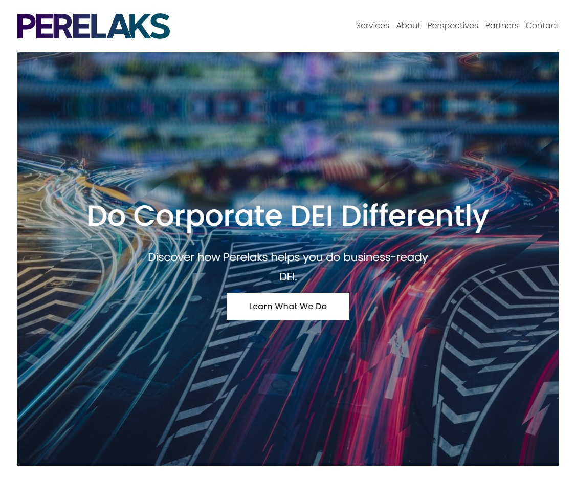 DEI Consulting copy editing squarespace web design