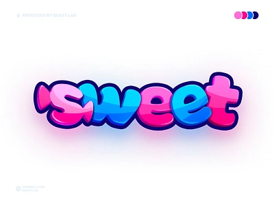 Sweet: Casino Logotype 2d art casino casino art casino brand casino branding casino logotype casual game casual logo design game logotype gambling game art game design game logo game ui illustration logo casino sweet sweet design typography ui casino