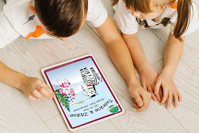 Twinkie & Zibbie - llustrator for children's eBooks book design branding ebook graphic design illustration