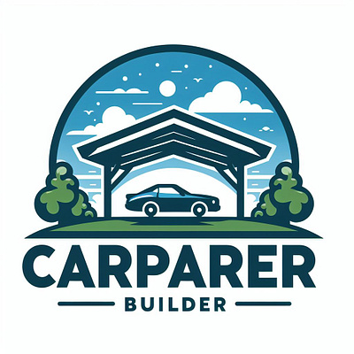 Carports Logo Designed for Client graphic design