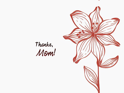 Thanks Mom Tumbler Wrap appreciation caring family gratitude happiness heartfelt joyful love mom mommy motherhood mothers day treasured tumbler tumbler wrap