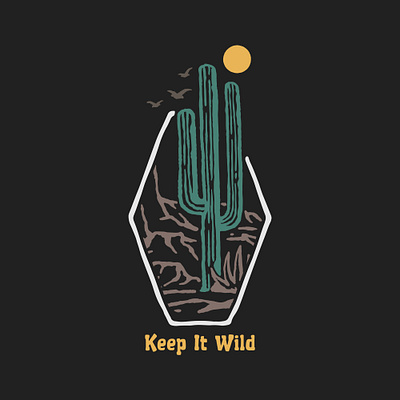 Keep It Wild branding design graphic design illustration logo typo typography vintagedesign