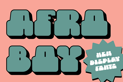 Afroboy - Retro Style Display Font bold font branding classic display font extra bold font font logotype modern movie open type poster retro retro font retro style typeface typography vintage font vintage style