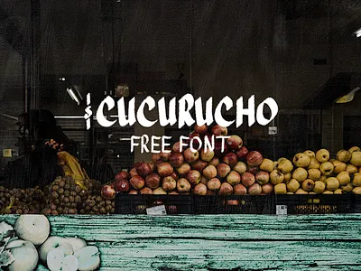 Cucurucho - Free Font display font free free font freebie hand drawn retro type typeface vintage
