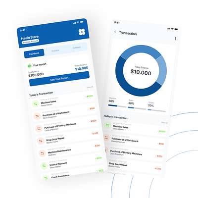 Business Finance Tracker Mobile App design figma finance mobile app ui uiux user interface