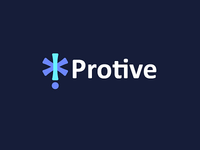 Protive - Modern logo mark app branding identity logo logo inspiration minimalist logo modern logo simple tech vector