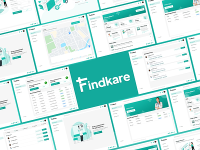 Find care web app design branding figma logo ui ui ux web app design