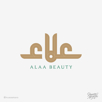 Alaa Arabic Logo Design | شعار عربي لوقو لوجو علاء advertising brand brand identity branding company logo design graphic design grid logo inspiration lettering logo logo concept logo design logo ideas logo inspiration logomark logotype symbols typography