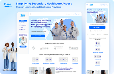 CareAtlas- Secondary Healthcare Platform availability bookappointment calendar dashboard doctors healthcare healthcareprovider hospital landing page mobile my appointments responsive secondaryhealthcare trynocode ui user experience user interface ux uxdesign