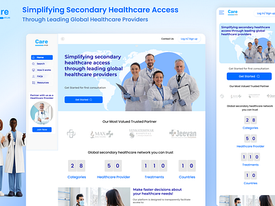 CareAtlas- Secondary Healthcare Platform availability bookappointment calendar dashboard doctors healthcare healthcareprovider hospital landing page mobile my appointments responsive secondaryhealthcare trynocode ui user experience user interface ux uxdesign