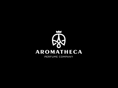 Aromatheca aroma flowers logo logotype minimalism monogram nature perfume