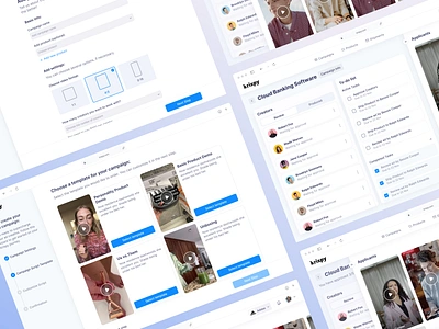 Krispy. Web platform for creating video campaigns for brands advertisement app case study dashboard design desktop dashboard job search mobile product design reviews tik tok ui unboxing ux video video creating video player web app web design web platform