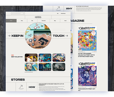 INSOMIA - Landing page Street Art app design figma graphic design landing page ui website