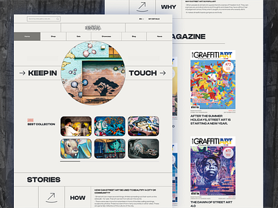 INSOMIA - Landing page Street Art app design figma graphic design landing page ui website