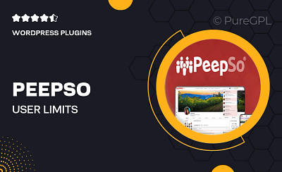 Peepso | User Limits Download affordable cheapest price digital products discounted gpl online store plugins premium themes web design web development website development wordpress plugins wordpress themes