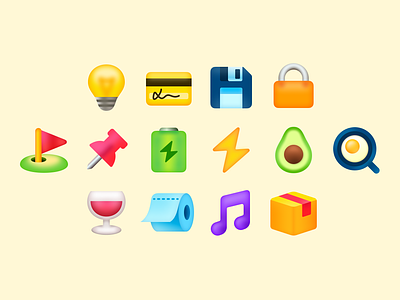 Custom Emoji Set graphic design illustration