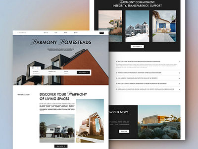 Real Estate Website Design branding button figma graphic design logo real estate ui ux villa web service web site