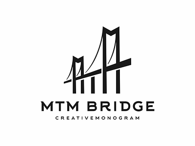 MTM Bridge /monogram/ brand branding bridge design graphic design logo monogram mtm