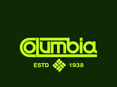 Columbia Sportswear logotype animation and videotape. animation branding logo
