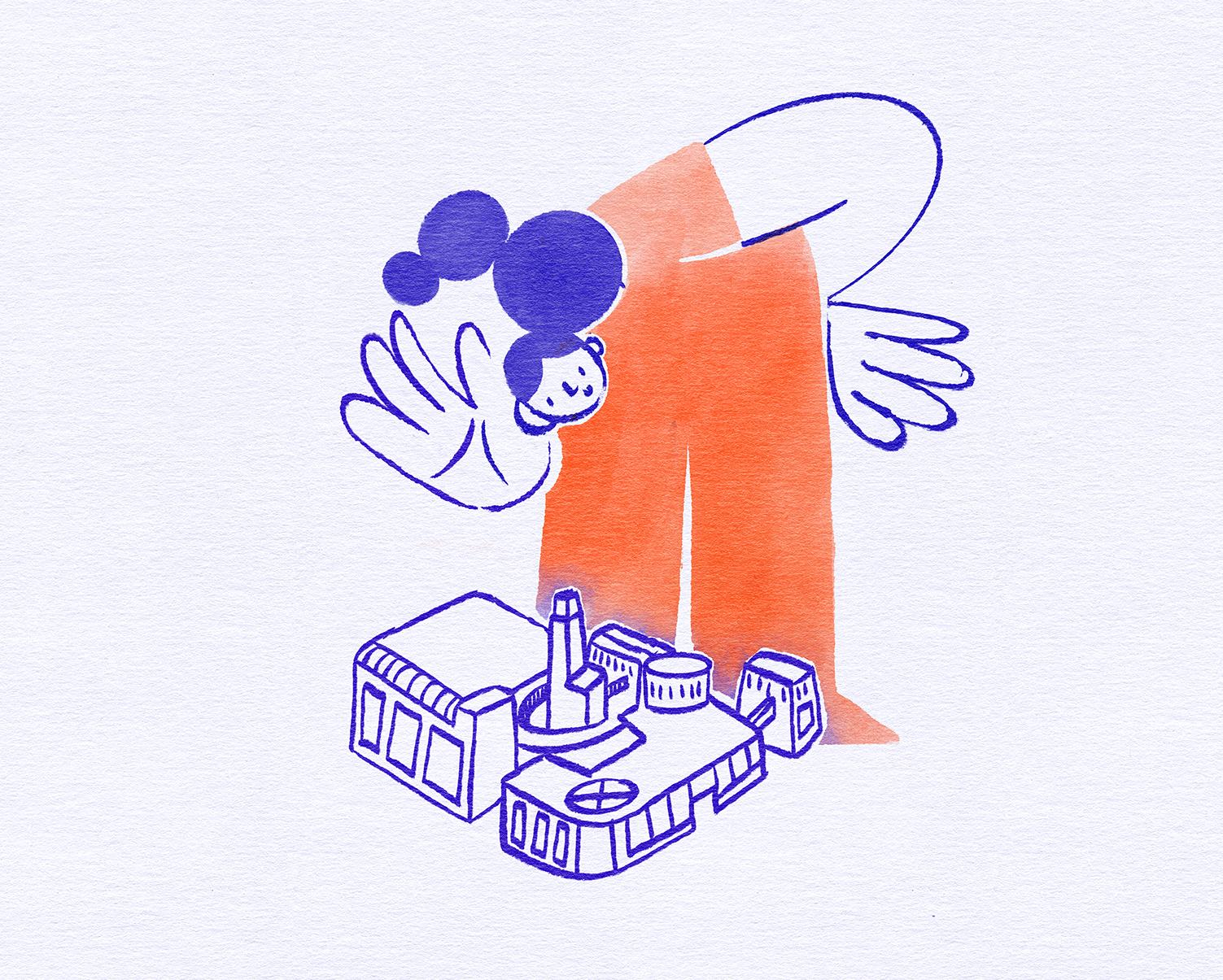 Shh... drawing hand drawn illustration key visual kv procreate sketch watercolor watercolor illustration