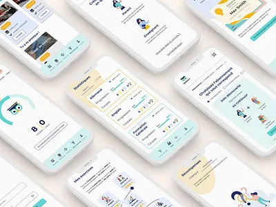 Edidact - Mobile application education gamification mobile application ui ui design user experience ux ux design