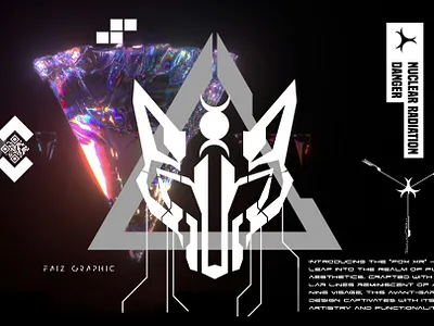 Futuristic Foxline branding cyberpunk futuristic futuristic design graphic design streetwear