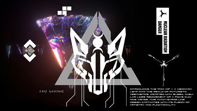 Futuristic Foxline branding cyberpunk futuristic futuristic design graphic design streetwear