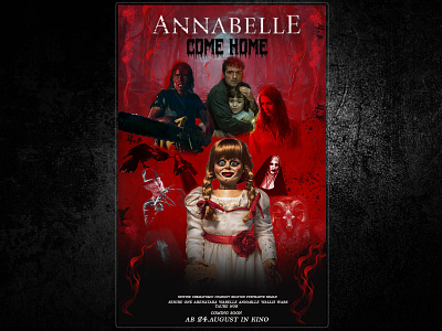 ANNABELLE POSTER banner banner design design photoshop