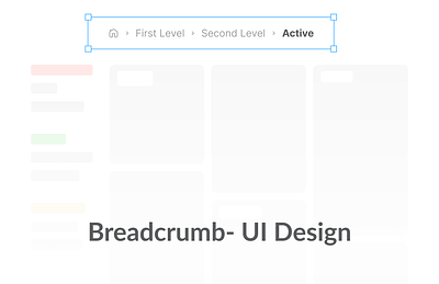 Breadcrumbs UI Design Guide android app breadcrumb design design guide figma graphic design illustration react style guide system design ui ui design uiux ux website website component